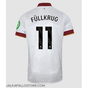 West Ham United Niclas Fullkrug #11 Kolmaspaita 2024-25 Lyhythihainen